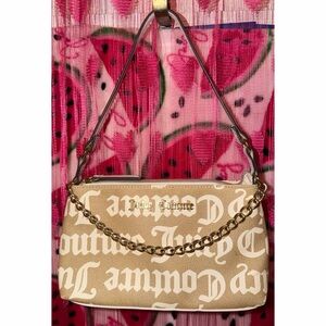 🤍🤎 Juicy Couture Shoulder Bag with Chain Detail
